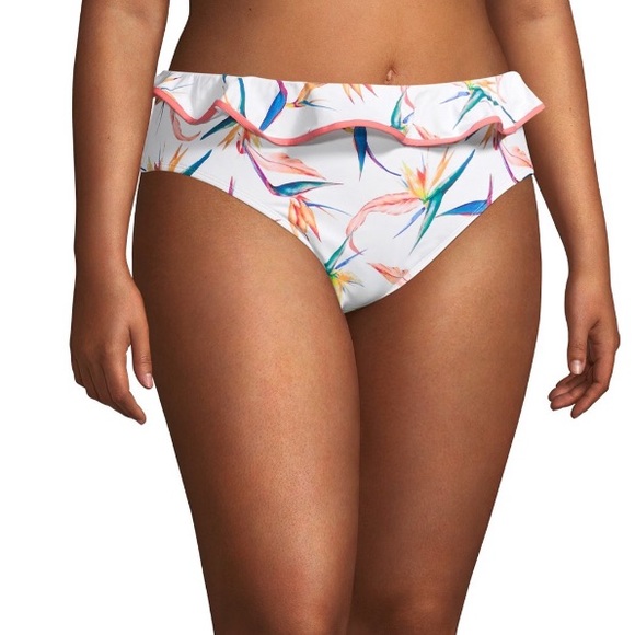 Time and Tru Other - Womens Plus Size Birds of Paradise Swimsuit Bottom